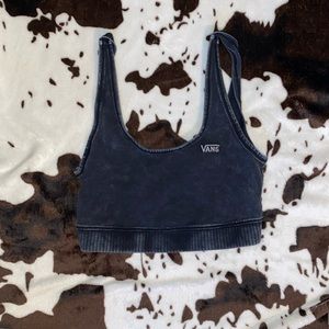 VANS cropped tank top size small